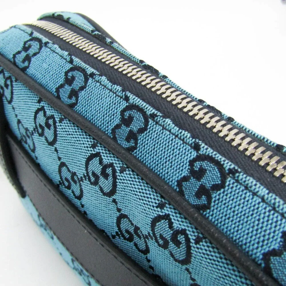 GUCCI Blue Leather Fanny Pack - Picture 9 of 12